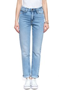 Lee - SPODNIE DAMSKIE LEE Mom Straight GET LIGHT L32IGASM 112107564 #7