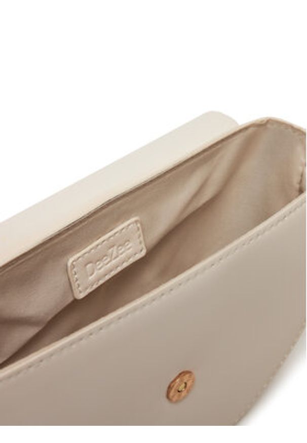 DeeZee Torebka SMT6002-R Beżowy. Kolor: beżowy. Materiał: skórzane