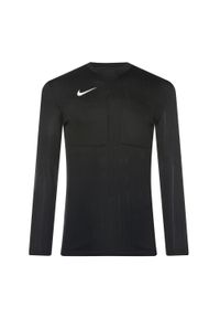 Longsleeve piłkarski męski Nike Dri-FIT Referee II. Kolor: czarny. Długość rękawa: długi rękaw. Technologia: Dri-Fit (Nike). Sport: piłka nożna