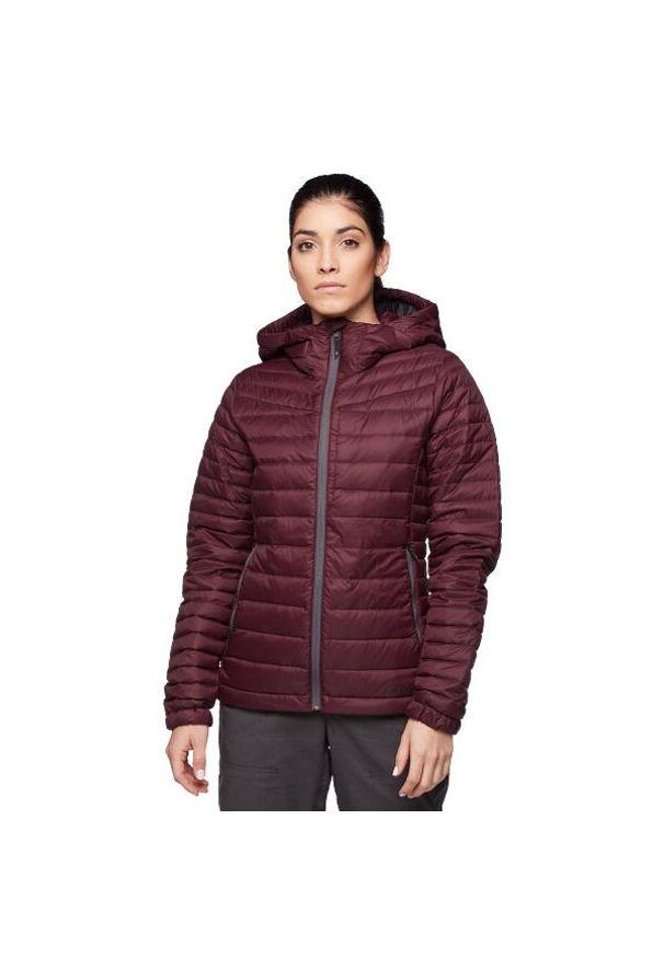 Kurtka puchowa damska Black Diamond Access Down Hoody. Kolor: czerwony. Materiał: puch. Sport: wspinaczka