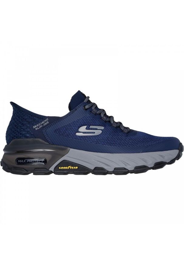 skechers - Buty męskie SKECHERS Max Protect Assembly. Kolor: niebieski