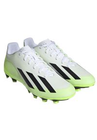 Adidas - Buty piłkarskie adidas X Crazyfast.4 FxG M HQ4535 białe białe. Zapięcie: sznurówki. Kolor: biały. Materiał: syntetyk, guma. Sport: piłka nożna #3