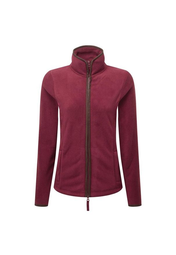 PREMIER - Damska Bluza Polarowa Artisan. Kolor: czerwony, wielokolorowy, brązowy. Materiał: polar. Sezon: zima