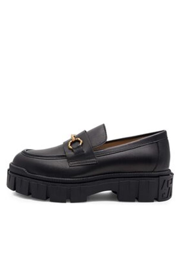 Gino Rossi Loafersy 4067 Czarny. Kolor: czarny. Materiał: skóra
