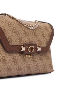 Guess Torebka Lindsey HWSG97 49210 Brązowy jasny. Kolor: brązowy. Materiał: skórzane #5