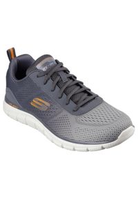 skechers - Buty do chodzenia męskie Skechers 232399LTGY. Zapięcie: sznurówki. Kolor: zielony. Materiał: guma, tkanina. Szerokość cholewki: normalna. Sport: turystyka piesza