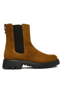 HÖGL Botki 0-102512-89000 Khaki. Kolor: brązowy. Materiał: zamsz, skóra