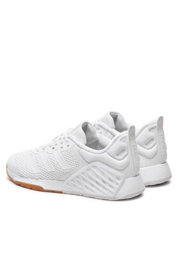 Adidas - adidas Buty na siłownię Dropset 3 ID8633 Biały. Kolor: biały. Materiał: materiał, mesh. Sport: fitness