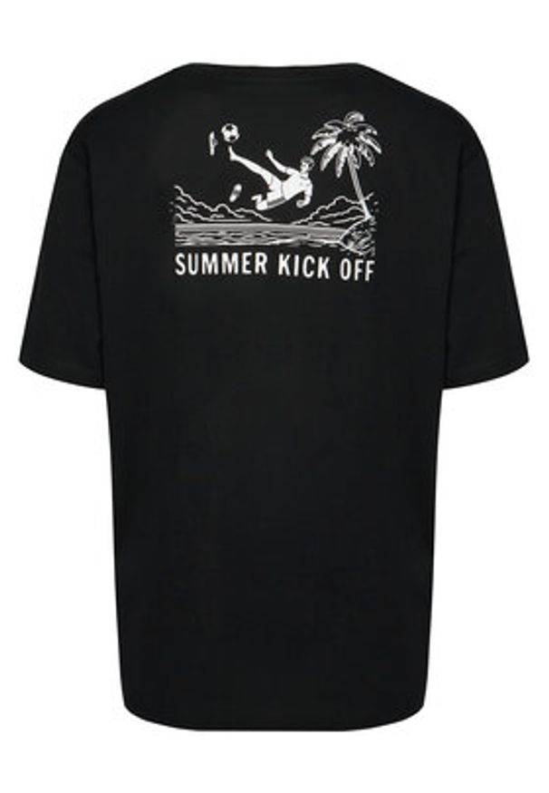 Adidas - adidas T-Shirt Summer Slides Sport Graphic JZ4998 Czarny Regular Fit. Kolor: czarny. Materiał: bawełna. Styl: sportowy