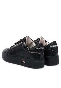 Patrizia Pepe Sneakersy PPJ907.41 Czarny. Kolor: czarny. Materiał: skóra