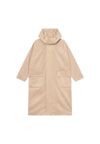 Kubota Kurtka Przeciwdeszcowa Unisex Parka Turystyczna. Kolor: beżowy. Materiał: poliester. Sport: turystyka piesza