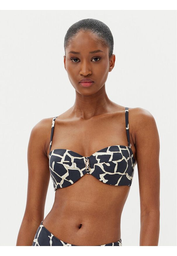 SELMARK - Selmark Góra od bikini BN116 Czarny. Kolor: czarny. Materiał: syntetyk