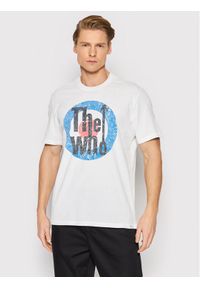 Only & Sons T-Shirt Who 22021852 Biały Regular Fit. Kolor: biały. Materiał: bawełna