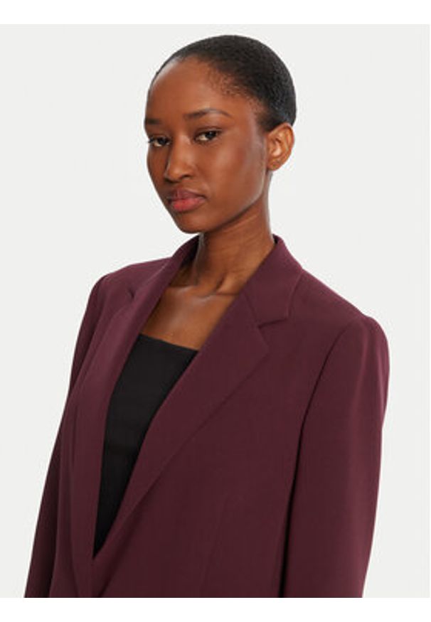 BOSS Marynarka Jocaluah 50490053 Fioletowy Regular Fit. Kolor: fioletowy. Materiał: syntetyk
