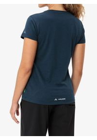 Koszulka z nadrukiem damska Vaude Cyclist T-Shirt V. Kolor: zielony. Wzór: nadruk