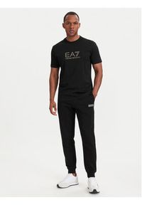 EA7 Emporio Armani T-Shirt 7M002095 AF27714 UC001 Czarny Regular Fit. Kolor: czarny. Materiał: bawełna #4