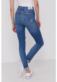 Calvin Klein Jeans - Jeansy. Stan: podwyższony. Kolor: niebieski #4