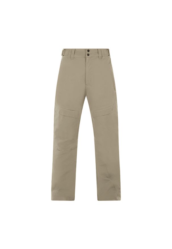 Spodnie narciarskie Protest Kvitis. Kolor: beżowy, wielokolorowy, brązowy. Sezon: zima. Sport: narciarstwo