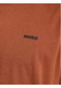 Hugo T-Shirt Dero222 50466158 Brązowy Regular Fit. Kolor: brązowy. Materiał: bawełna #2