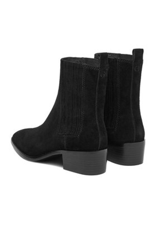 Gino Rossi Sztyblety CEO-LILI-R25SS07312 Czarny. Kolor: czarny. Materiał: zamsz, skóra