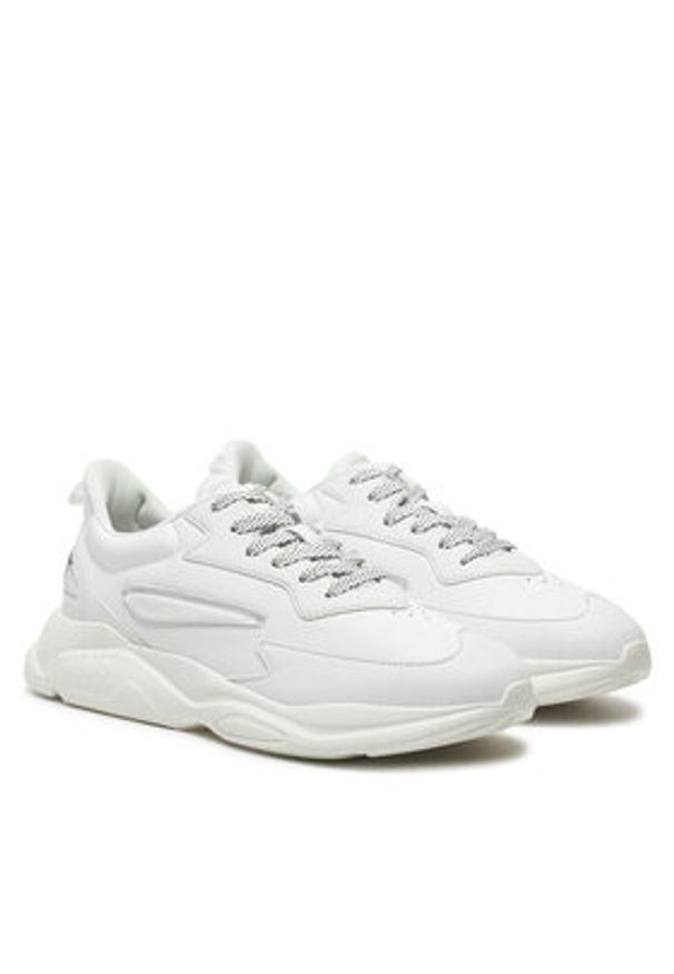 Hugo Sneakersy 50523842 Biały. Kolor: biały. Materiał: skóra