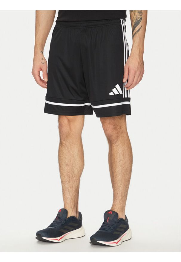 Adidas - adidas Szorty sportowe Squadra 25 JN5469 Czarny Regular Fit. Kolor: czarny. Materiał: syntetyk