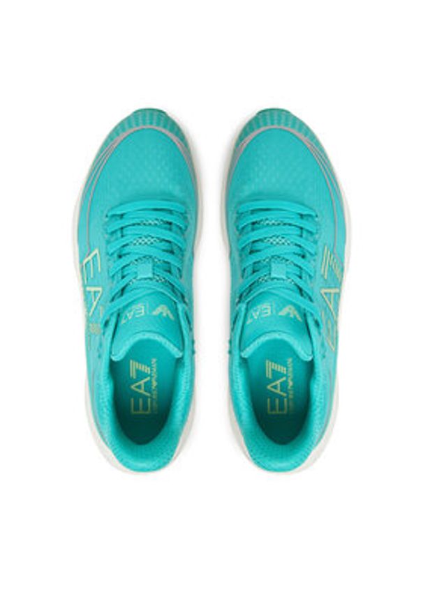 EA7 Emporio Armani Sneakersy X8X245 XK442 D132 Zielony. Kolor: zielony. Materiał: materiał