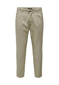 Only & Sons Spodnie materiałowe 22025785 Szary Tapered Fit. Kolor: szary. Materiał: wiskoza #4