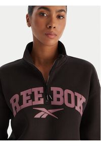 Reebok Bluza Tatty RK25167CCW Brązowy Regular Fit. Kolor: brązowy. Materiał: bawełna #3