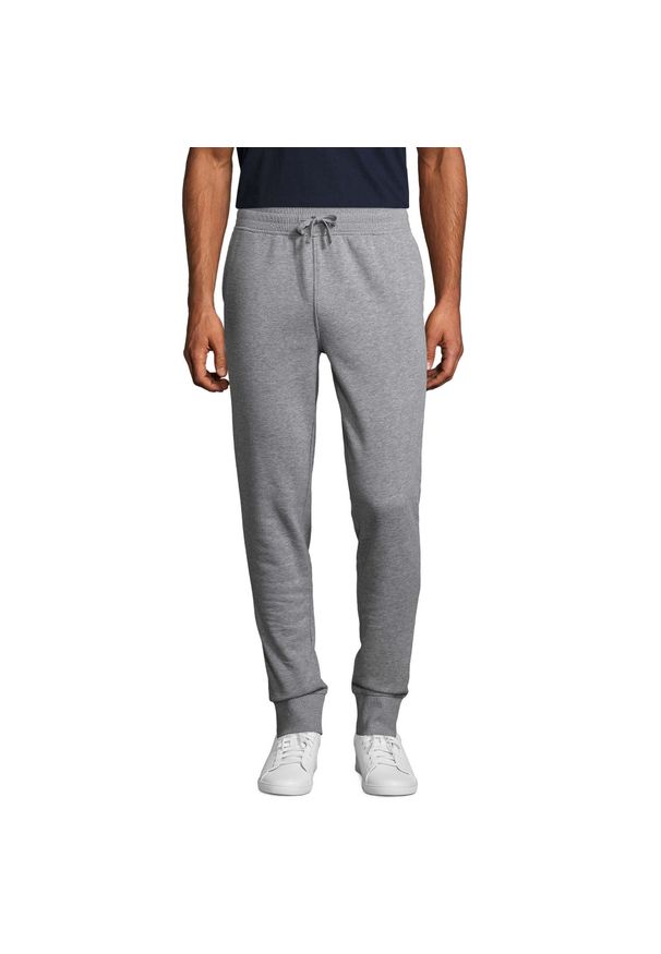 SOL'S - Męskie Spodnie Do Biegania Jake Melange Slim. Kolor: szary. Materiał: dresówka