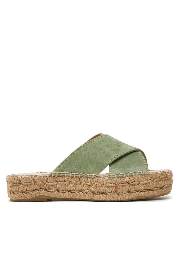 Espadryle Manebi. Kolor: zielony