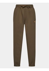 outhorn - Outhorn Spodnie dresowe OTHAW23TTROF485 Khaki Regular Fit. Kolor: brązowy. Materiał: bawełna