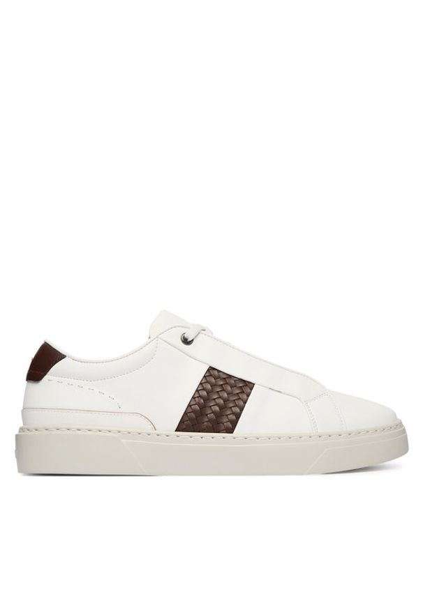 BOSS Sneakersy Gary 50555667 Biały. Kolor: biały. Materiał: skóra