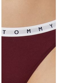 TOMMY HILFIGER - Tommy Hilfiger stringi (3-pack) kolor różowy. Kolor: różowy #4