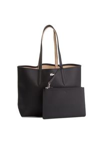 Lacoste Torebka Shopping Bag NF2142AA Czarny. Kolor: czarny. Materiał: skórzane #6