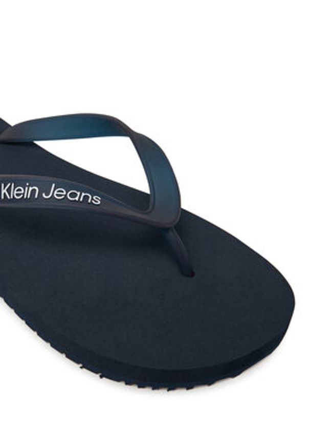 Calvin Klein Jeans Japonki Beach Sandal Transparent Tpu YM0YM01267 Granatowy. Kolor: niebieski