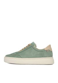 Rieker Sneakersy N9910-52 Turkusowy. Kolor: turkusowy. Materiał: skóra, zamsz #8