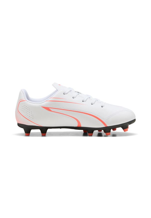 Dziecięce buty piłkarskie Puma Vitoria FG/AG. Kolor: czerwony, biały, wielokolorowy. Sport: piłka nożna