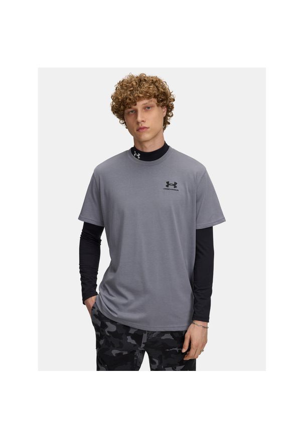 Koszulka Under Armour HeatGear Armour Racer. Kolor: szary. Sport: fitness