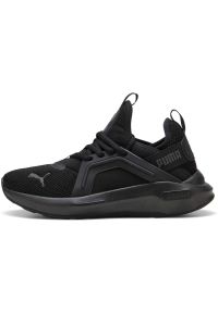 Adidasy Puma Softride Enzo 5 Jr For All Time, Dzieci. Okazja: na uczelnię. Kolor: czarny. Materiał: materiał. Sport: joga i pilates