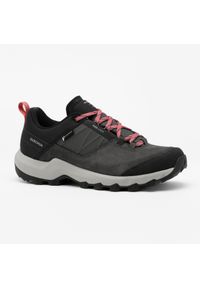quechua - Buty turystyczne damskie Quechua MH500 wodoodporne. Kolor: szary, czarny, brązowy, wielokolorowy. Materiał: kauczuk, skóra. Szerokość cholewki: normalna. Styl: sportowy