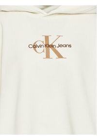 Calvin Klein Jeans Bluza J20J220961 Écru Relaxed Fit. Materiał: bawełna, syntetyk
