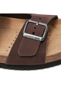 Geox Klapki U Sandal Ghita B U159VB 00032 C6024 Brązowy. Kolor: brązowy. Materiał: nubuk, skóra
