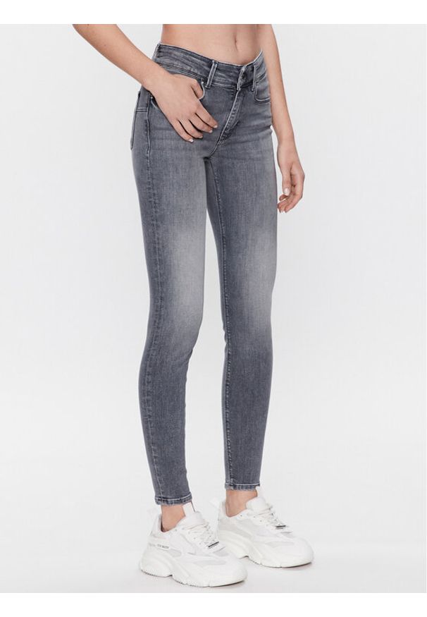 Vero Moda Jeansy Embrace 10286263 Szary Skinny Fit. Kolor: szary