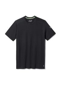 Koszulka z krótkim rękawem męska Smartwool Merino Short Sleeve Tee. Kolor: czarny. Długość rękawa: krótki rękaw. Długość: krótkie