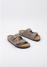 Klapki damskie Birkenstock Arizona Bfbc. Kolor: szary. Materiał: syntetyk, materiał