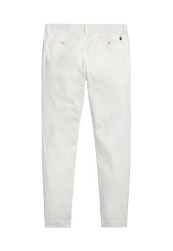 Polo Ralph Lauren Chinosy 710704176055 Biały Slim Fit. Kolor: biały. Materiał: bawełna