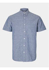 Selected Homme Koszula 16092495 Niebieski Regular Fit. Kolor: niebieski. Materiał: bawełna #4