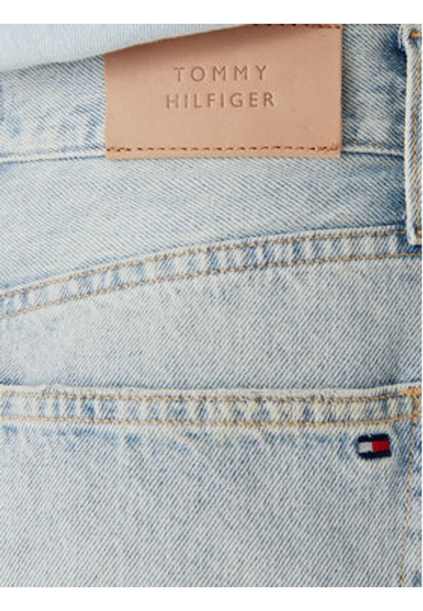 TOMMY HILFIGER - Tommy Hilfiger Szorty jeansowe WW0WW49578 Niebieski Wide Fit. Kolor: niebieski. Materiał: bawełna