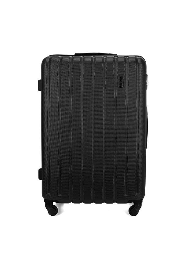 Solier - Walizka podróżna średnia SOLIER M 22' STL902 czarna. Kolor: czarny. Materiał: materiał